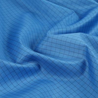 防靜電布料2cm網格工作服無塵布導電面料